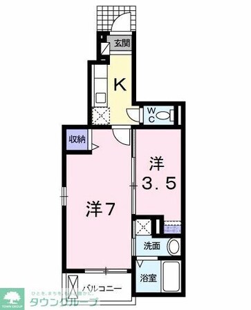 エスポワール朝日の物件間取画像